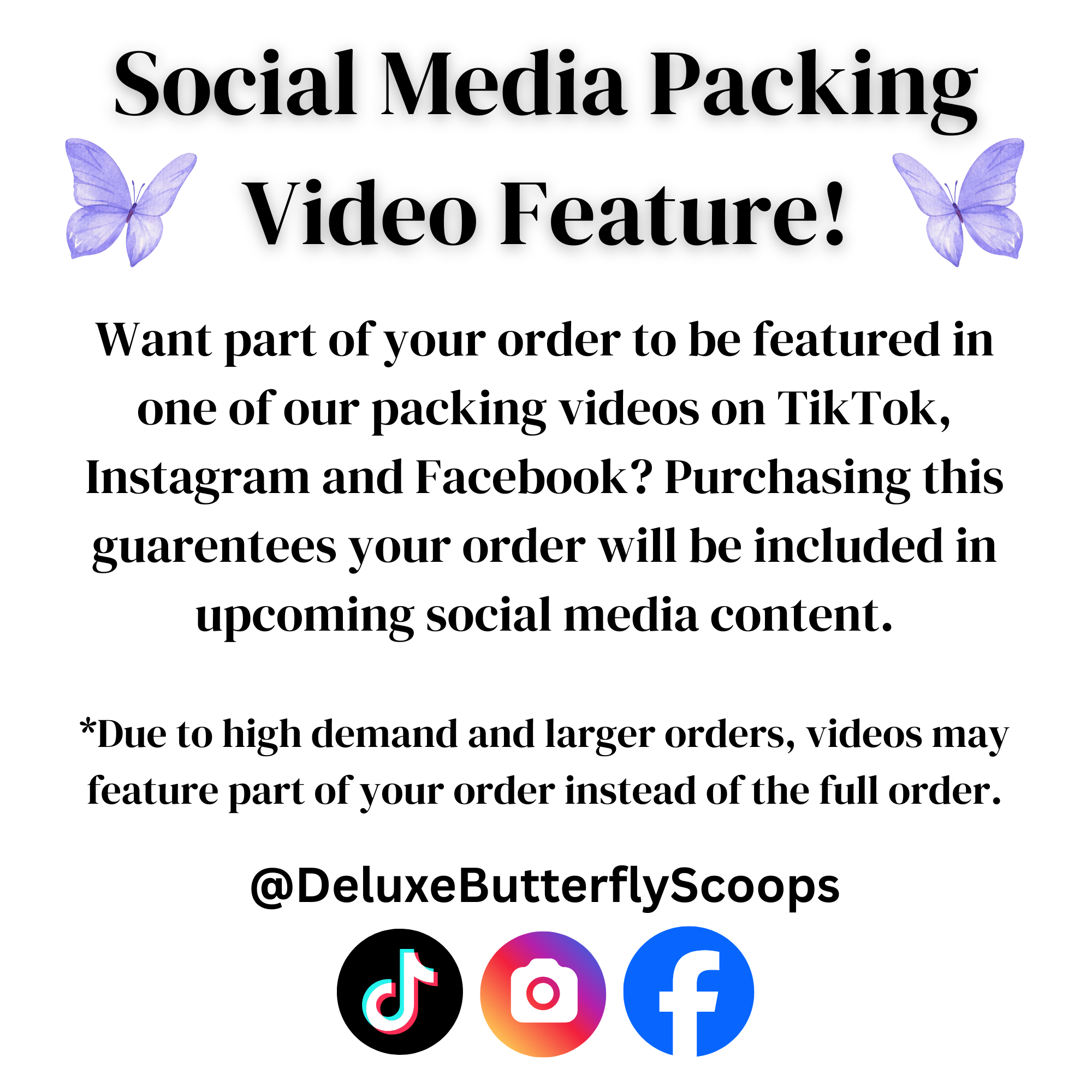 Social Media Packing Video
