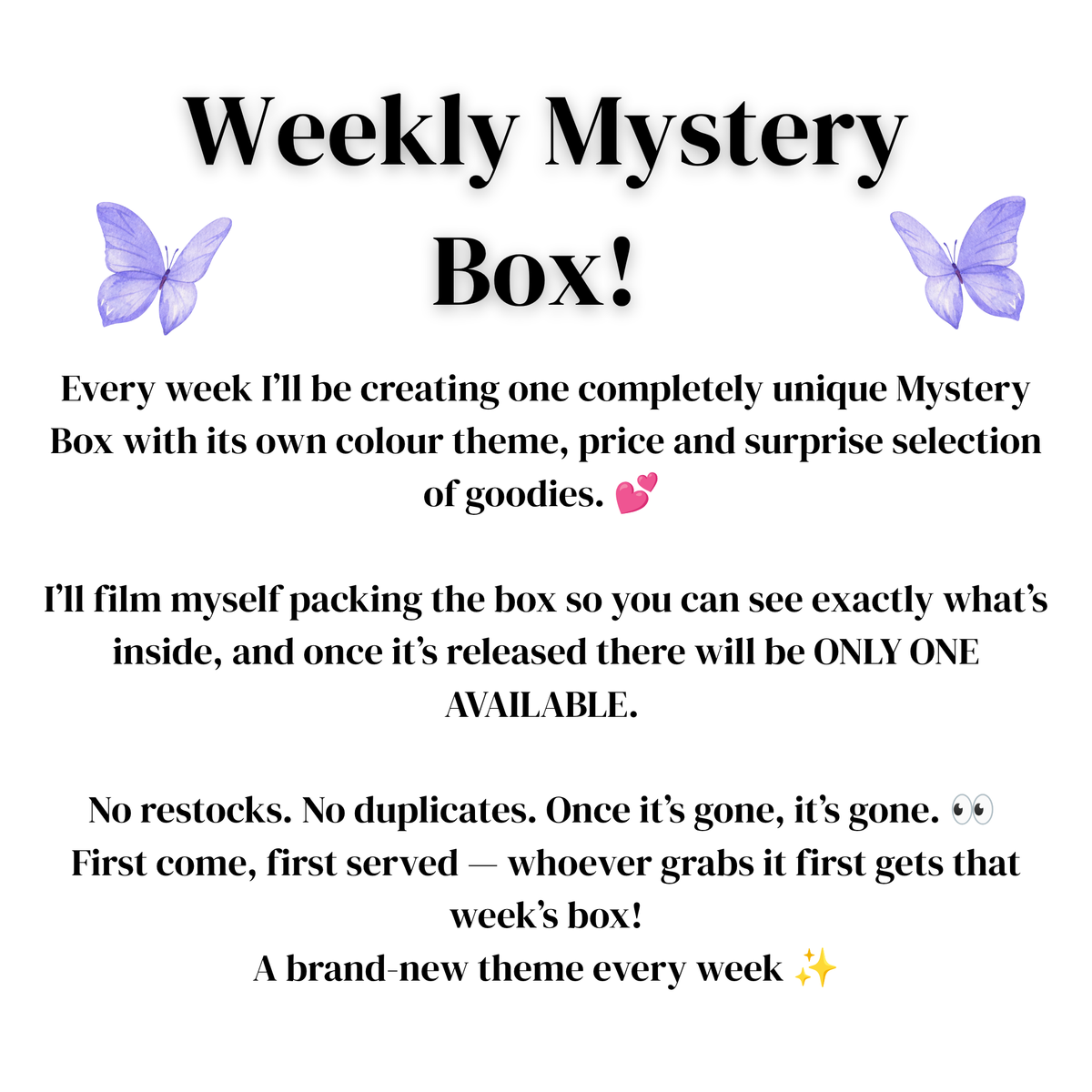 Weekly Mystery Box!