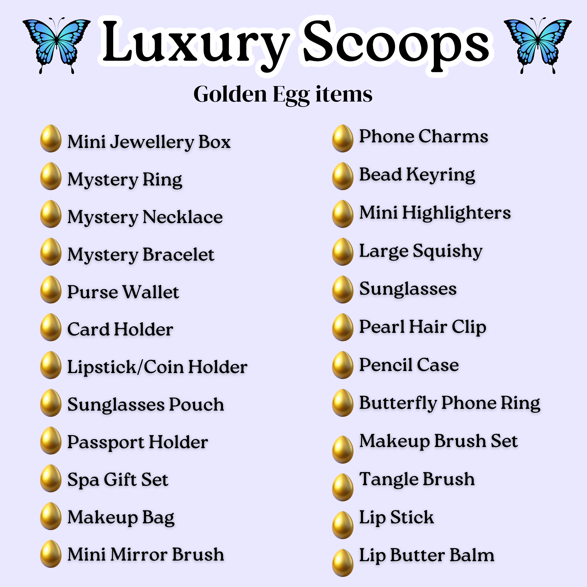 Golden Egg LUXURY Scoop