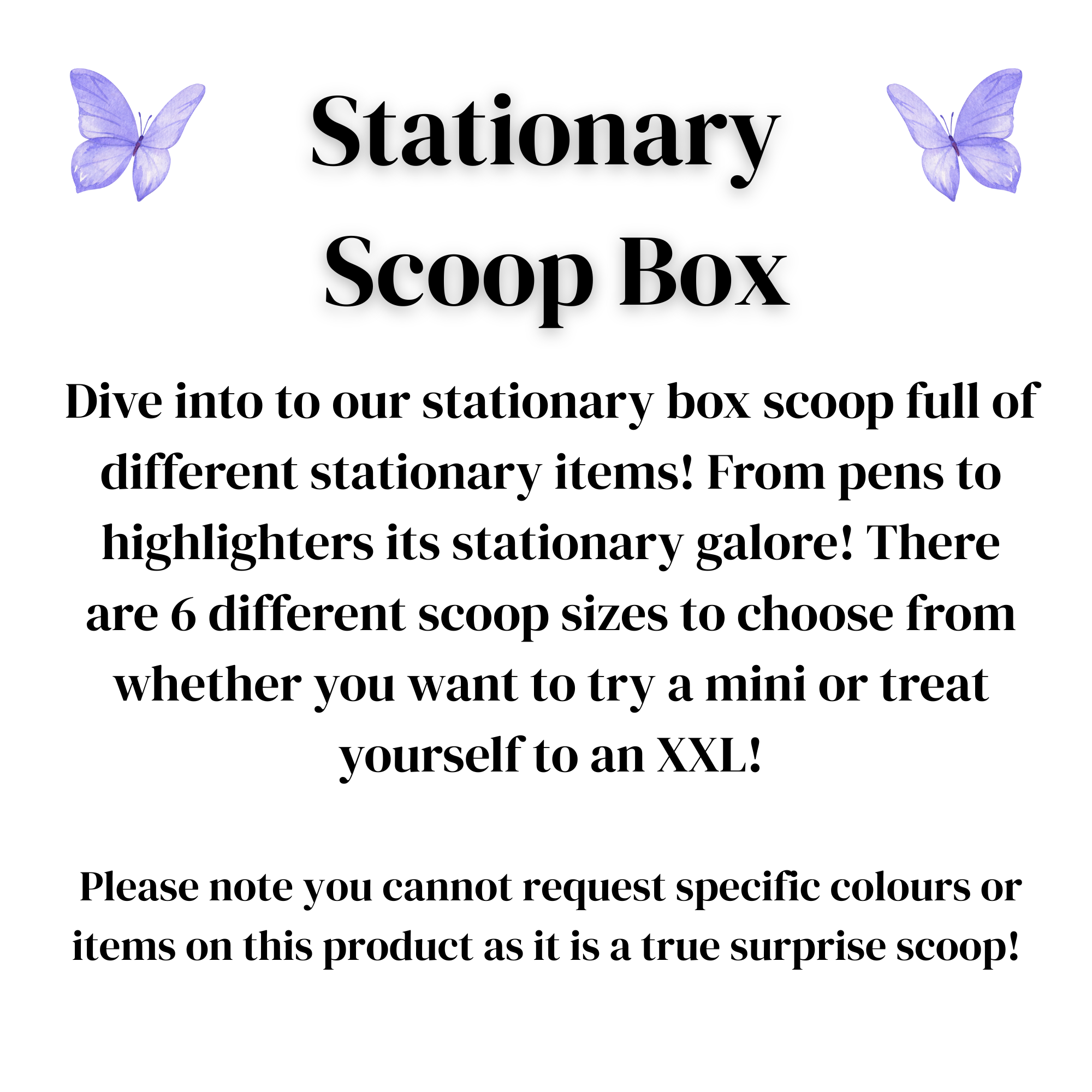 Stationary Scoop Box