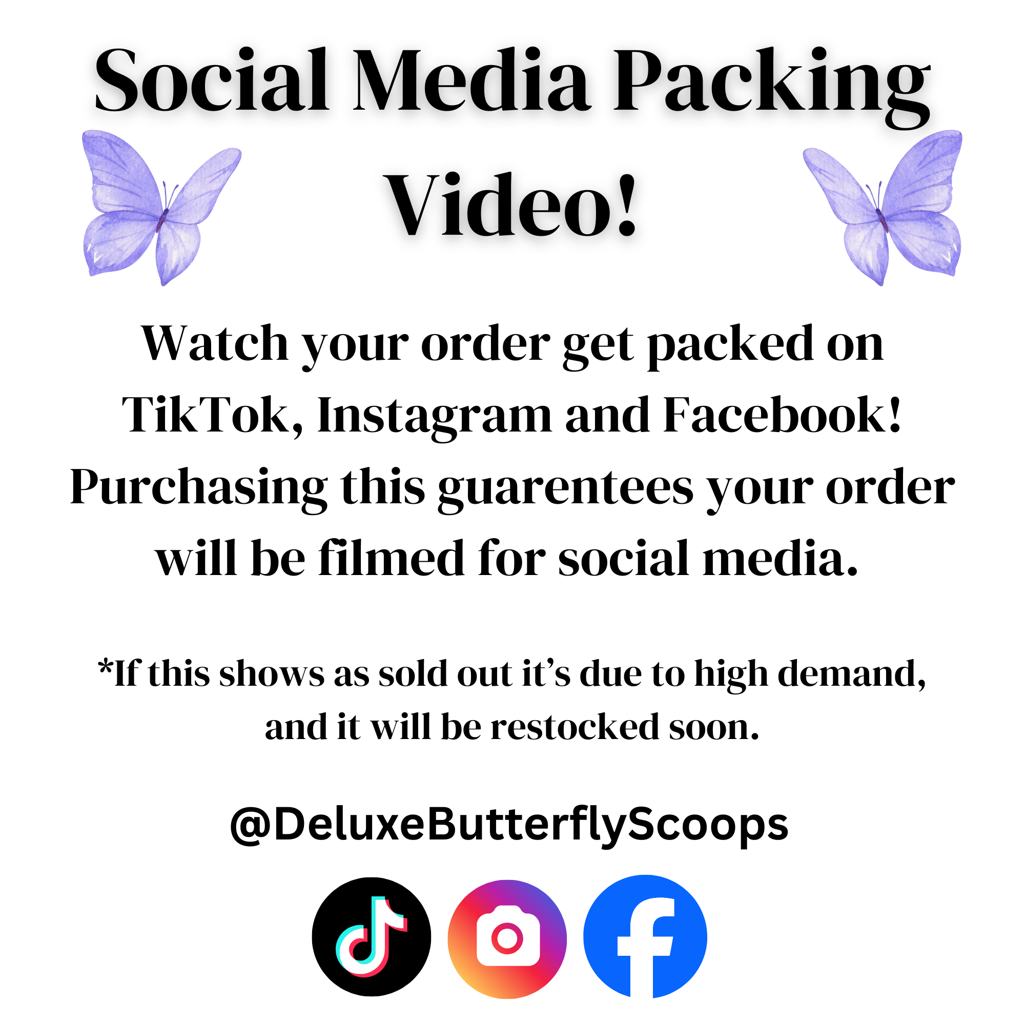 Social Media Packing Video
